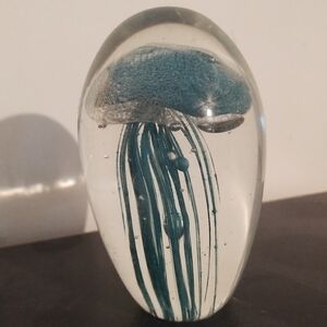 Handmade Jellyfish Glass Sculpture